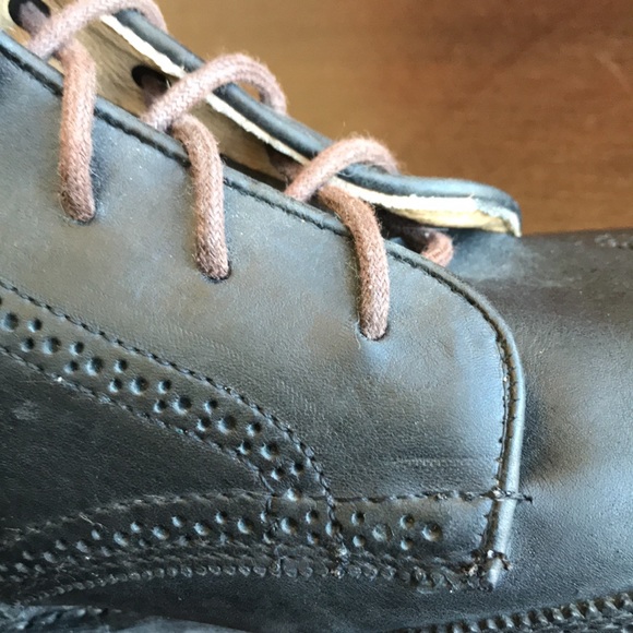 FRYE OXFORD WINGTIP STITCHED DRESS BOOTS SIZE 13 - Picture 4 of 11